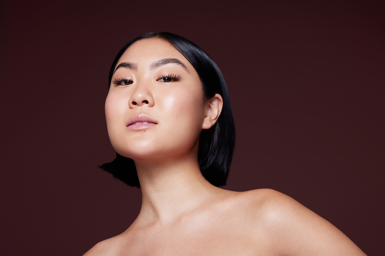 Woman with smooth skin